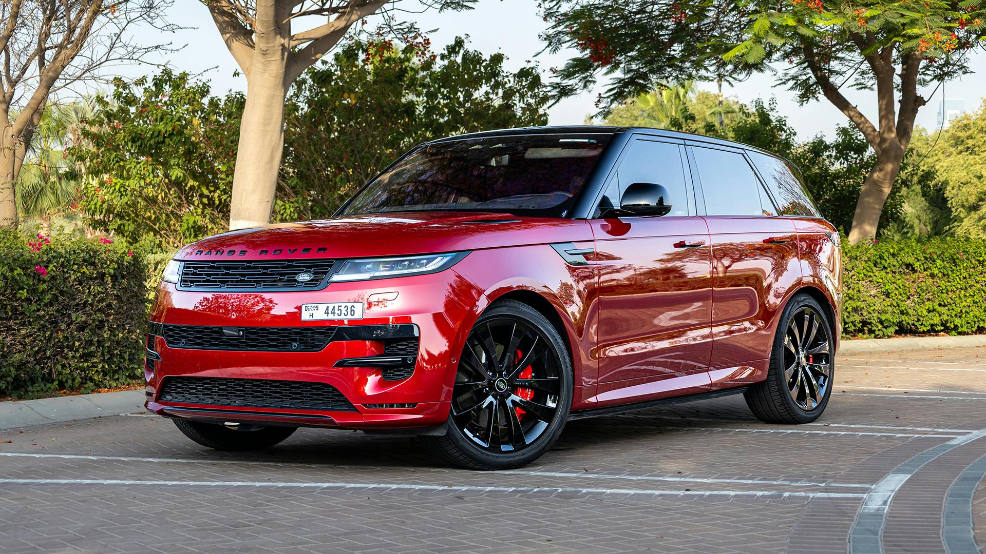 Red Range Rover Sport First Edition