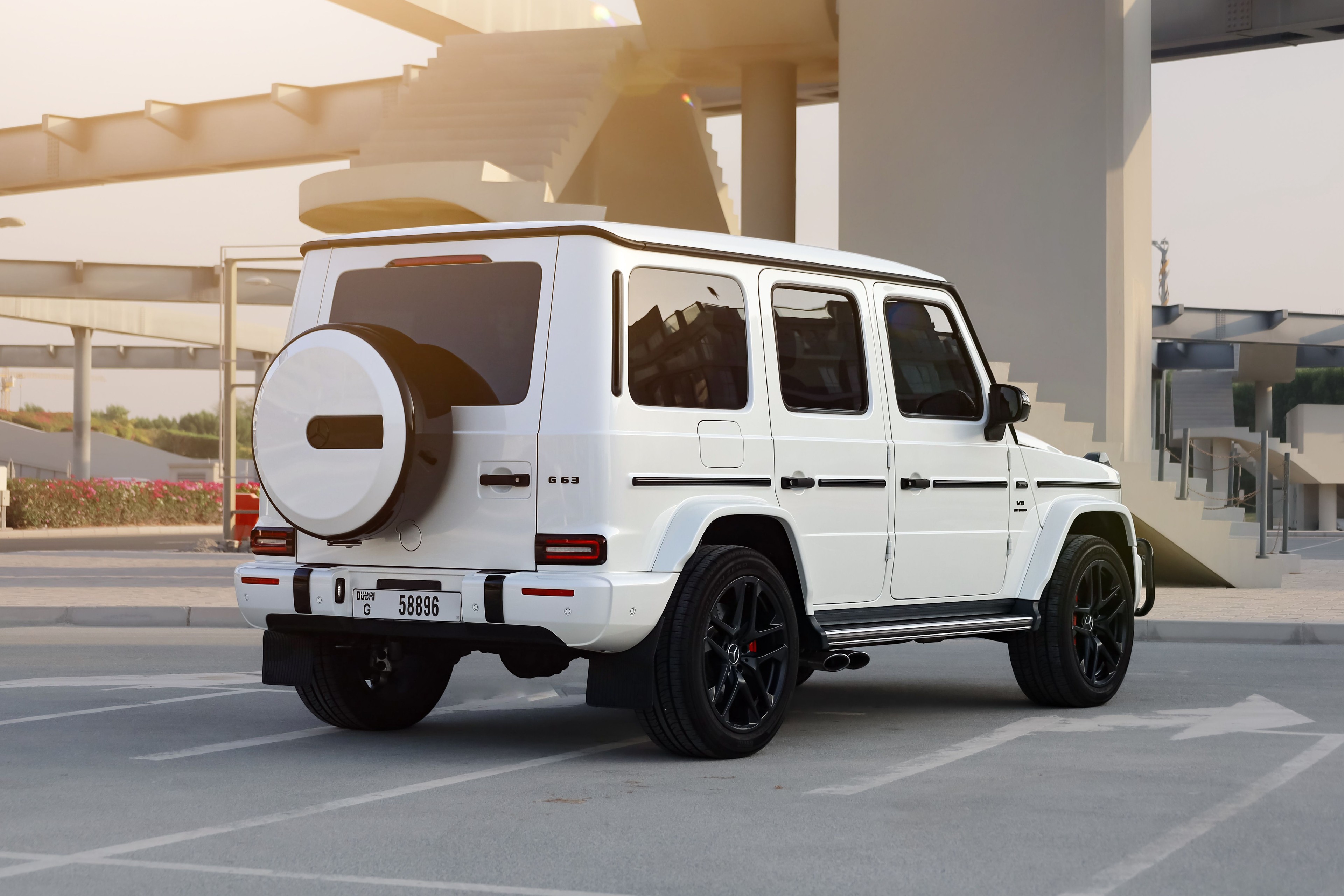 Mercedes G63 White