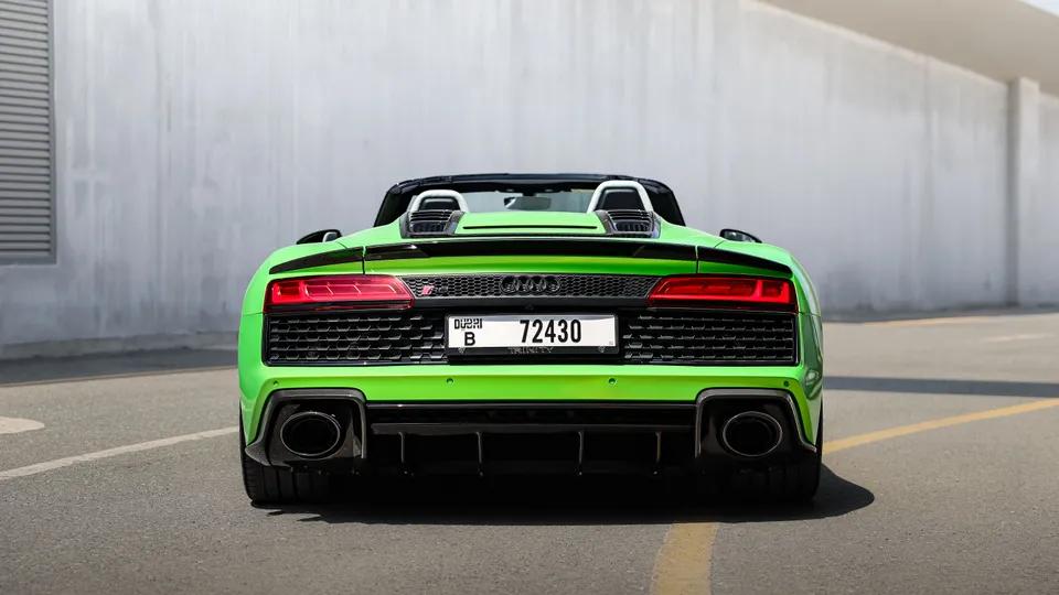 Audi R8 Spyder performance