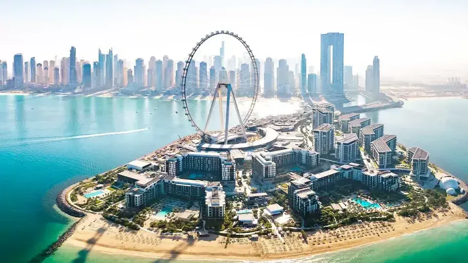 Чем заняться на острове Bluewaters Island в Дубае - 580x326