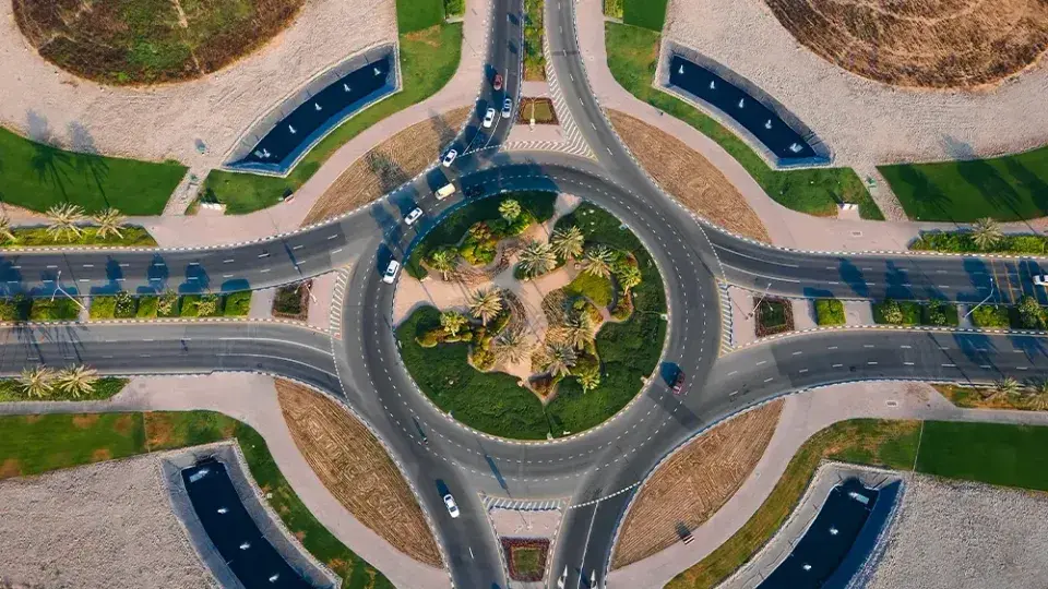 Roundabout Rules in the UAE: A Complete Guide to 2, 3 & 4 Lane Circles - 580x326