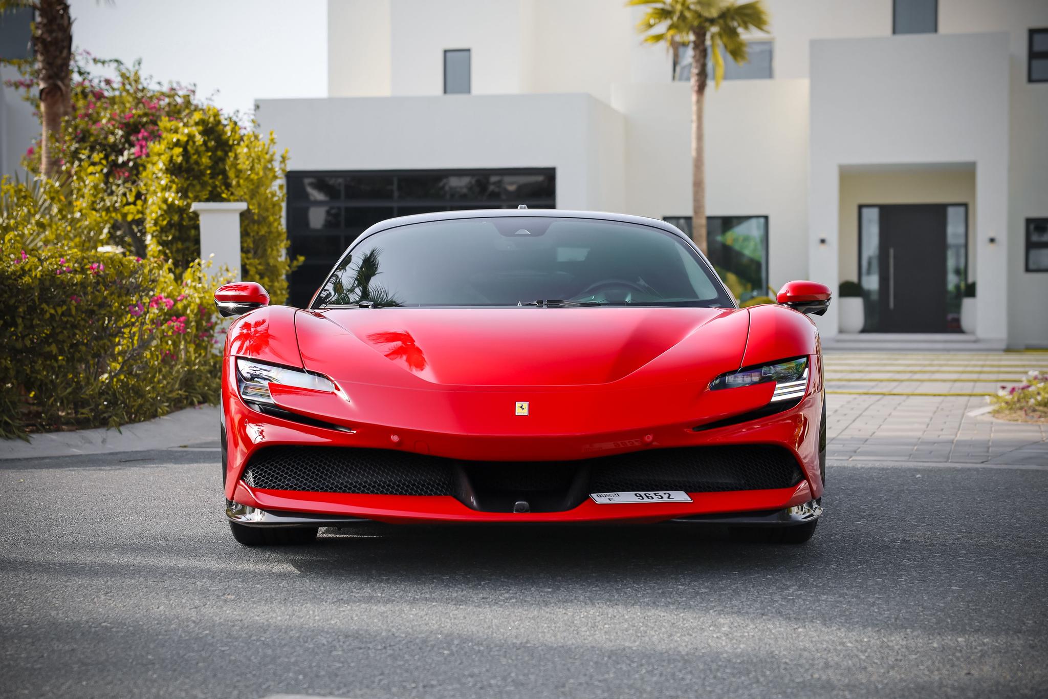 Las Rerrai Rent Rent a Ferrari SF90 Stradale in Dubai | Trinity Rental