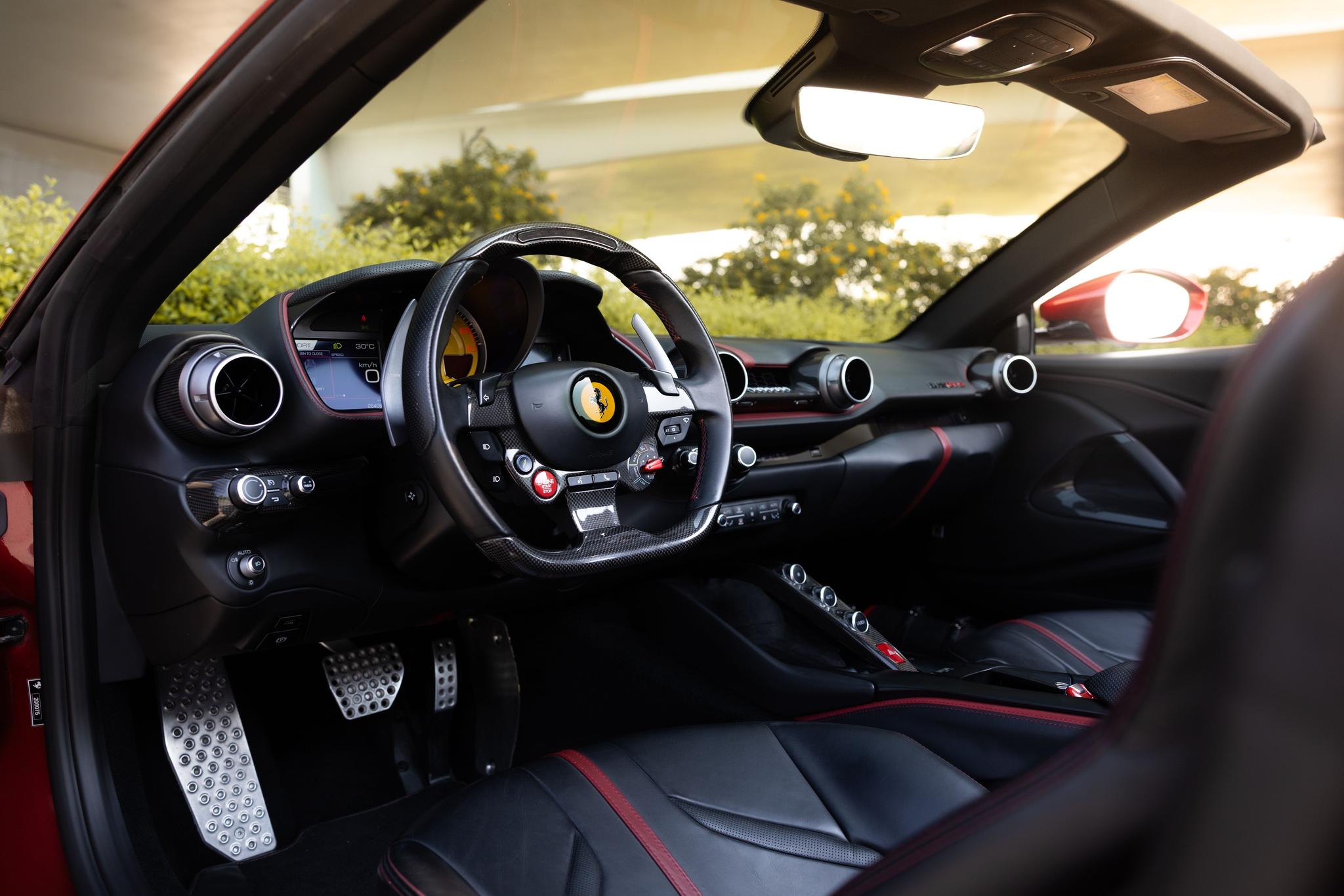 Las Rerrai Rent Rent a Ferrari 812 GTS in Dubai | Trinity Rental