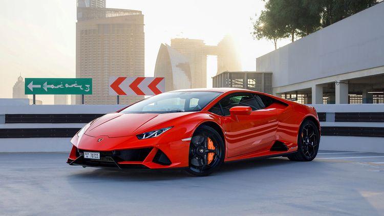 Rent Lamborghini in Dubai from AED 2700/day | Trinity Car Rental